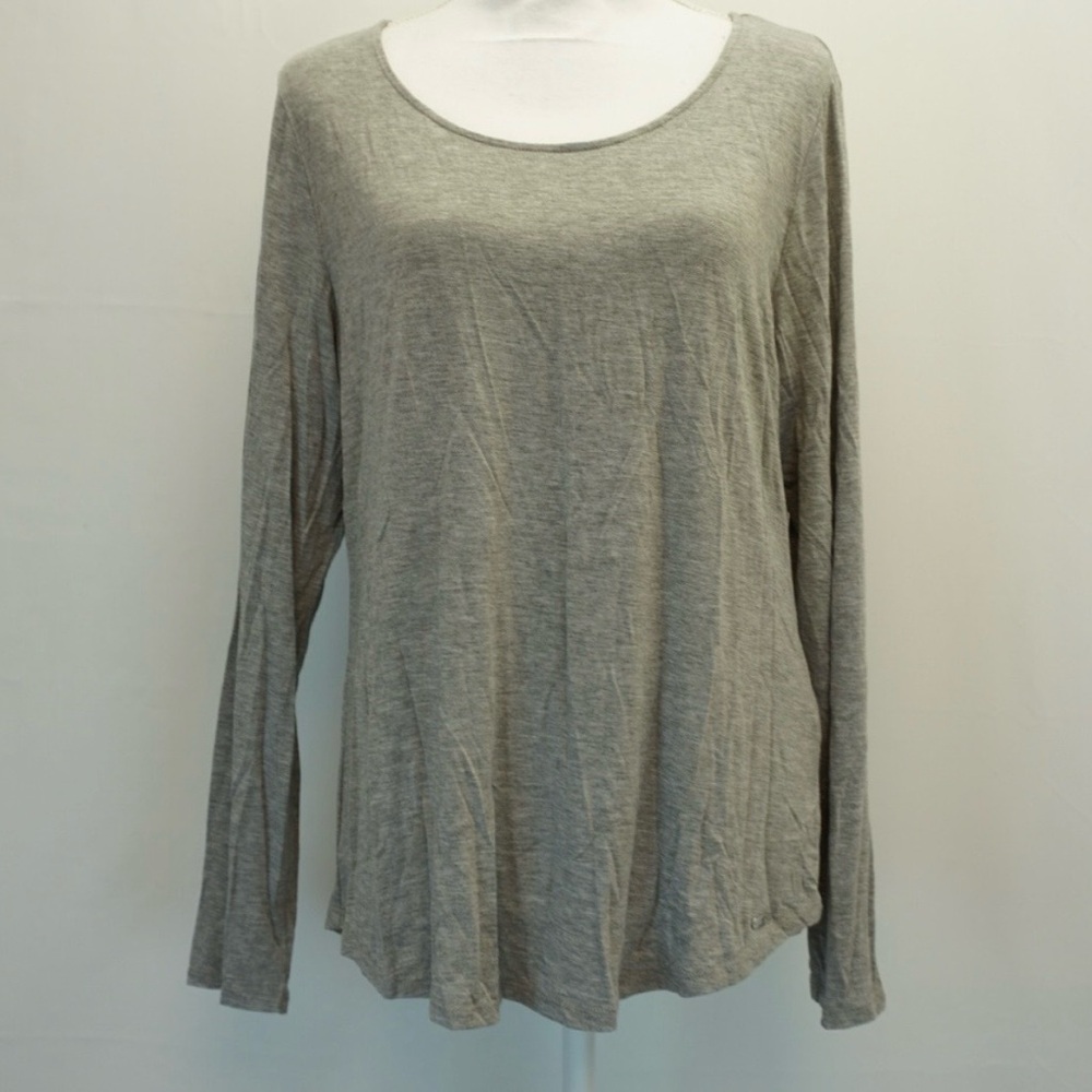 Calvin Klein Light Gray Long Sleeve Top